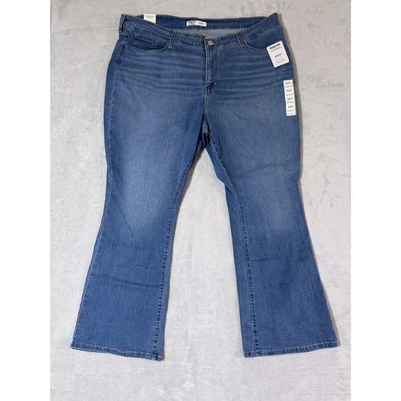 Signature by Levi Strauss Totally Shaping Bootcut Jeans Womens 24S Blue Denim - Picture 1 of 7